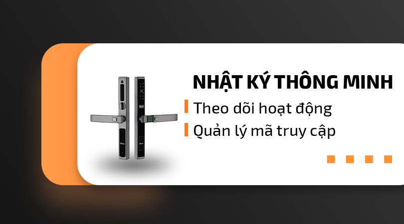 Khóa điện tử Demax SL588 AG - Nhật kí thông minh